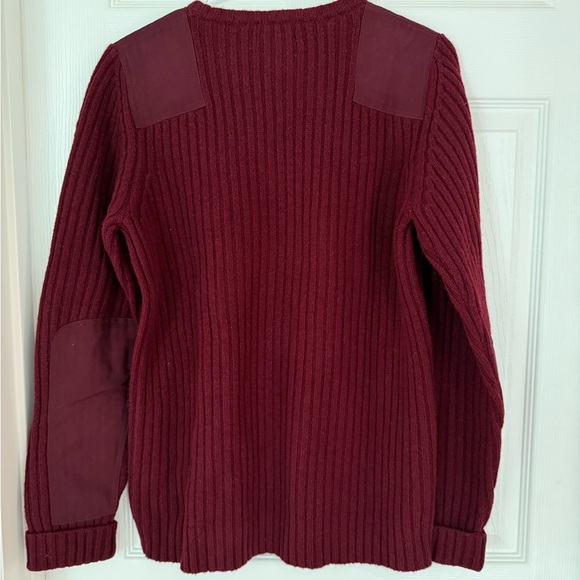L.L. Bean Merino Wool Burgundy Sweater - Picture 6 of 7